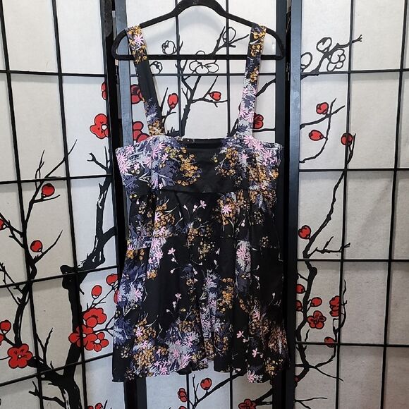 Free People Let The Sunshine In Print Cotton Dress - Picture 2 of 10